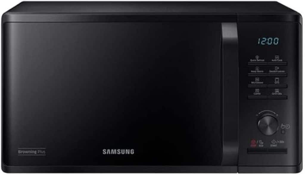 Test du micro-ondes grill Samsung MG23K3515AK 800 W 23 L noir