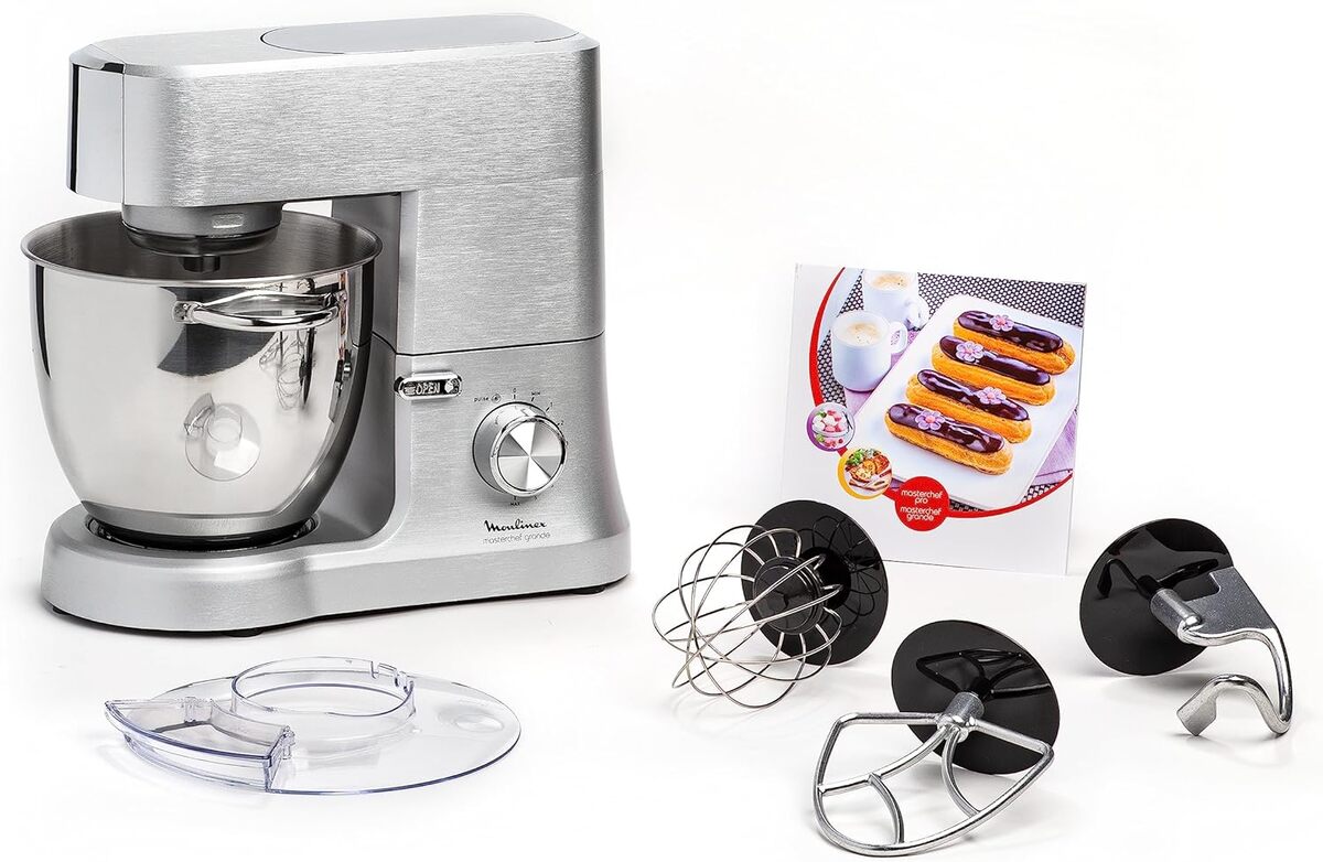 Test du robot pâtissier Moulinex QA810D01 1500W : bol XXL et kit premium