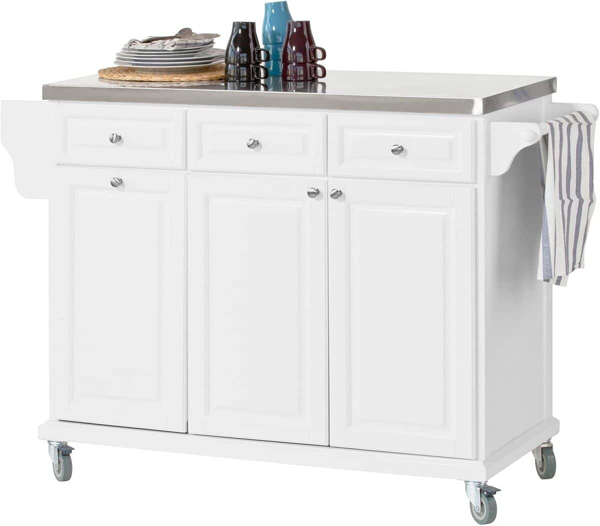 Test : meuble chariot de cuisine SoBuy FKW33-W, desserte pratique et spacieuse