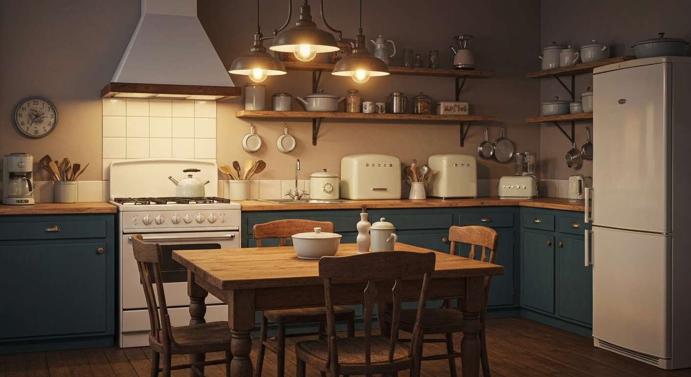 Sélectionner le mobilier idéal pour une cuisine vintage Sélectionner le mobilier idéal pour une cuisine vintage