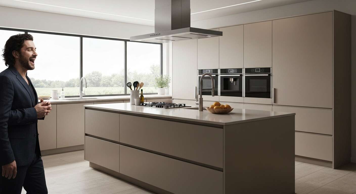 L'&icirc;lot central, pi&egrave;ce ma&icirc;tresse de la cuisine