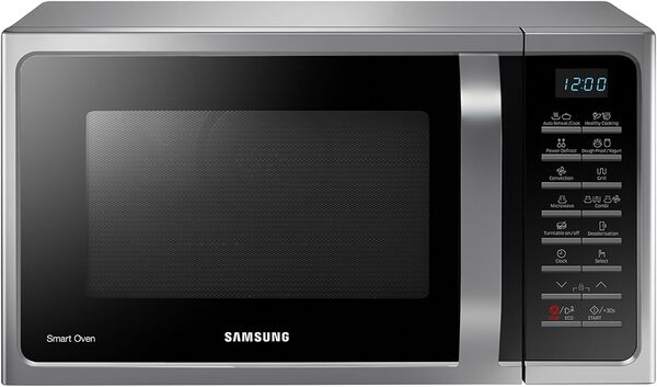 Samsung - Four à micro-ondes 900 W, grill 1500 W, 28 L argent