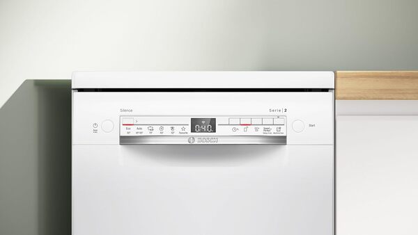 Bosch SPS2HKW58F, Série 2, Lave-vaisselle 45 cm, Pose libre, Blanc [Classe énergétique E]