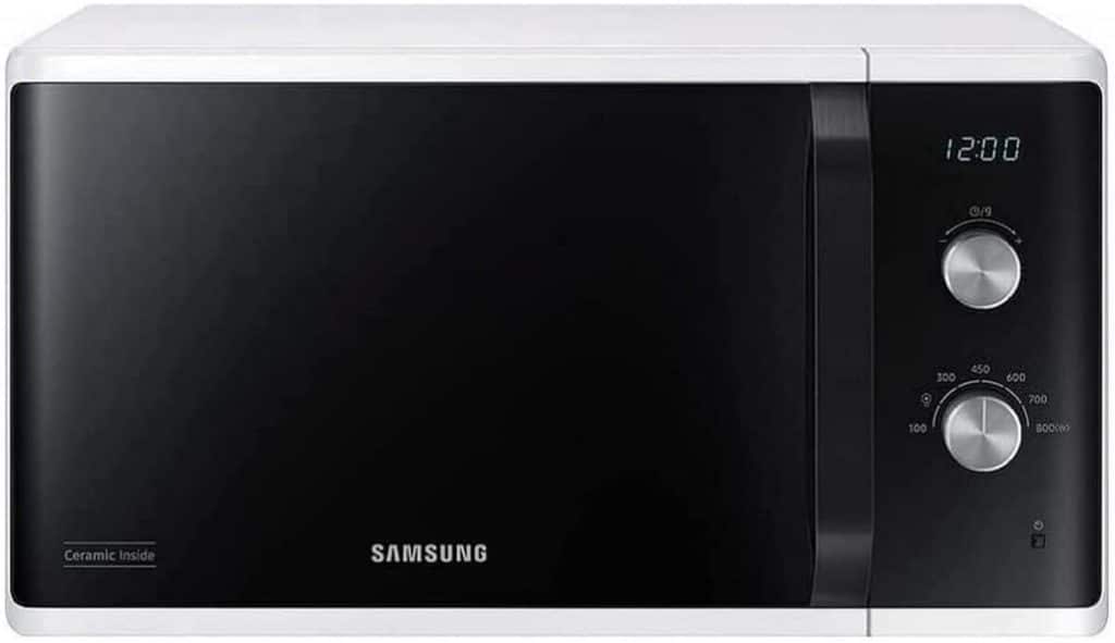 Test du micro-ondes Samsung MS23K3614AW blanc 800 W