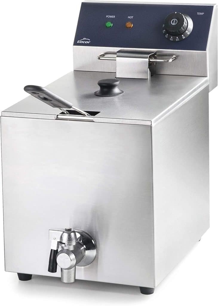 Test : friteuse électrique Lacor 69468, 3250 W, 8 L en inox