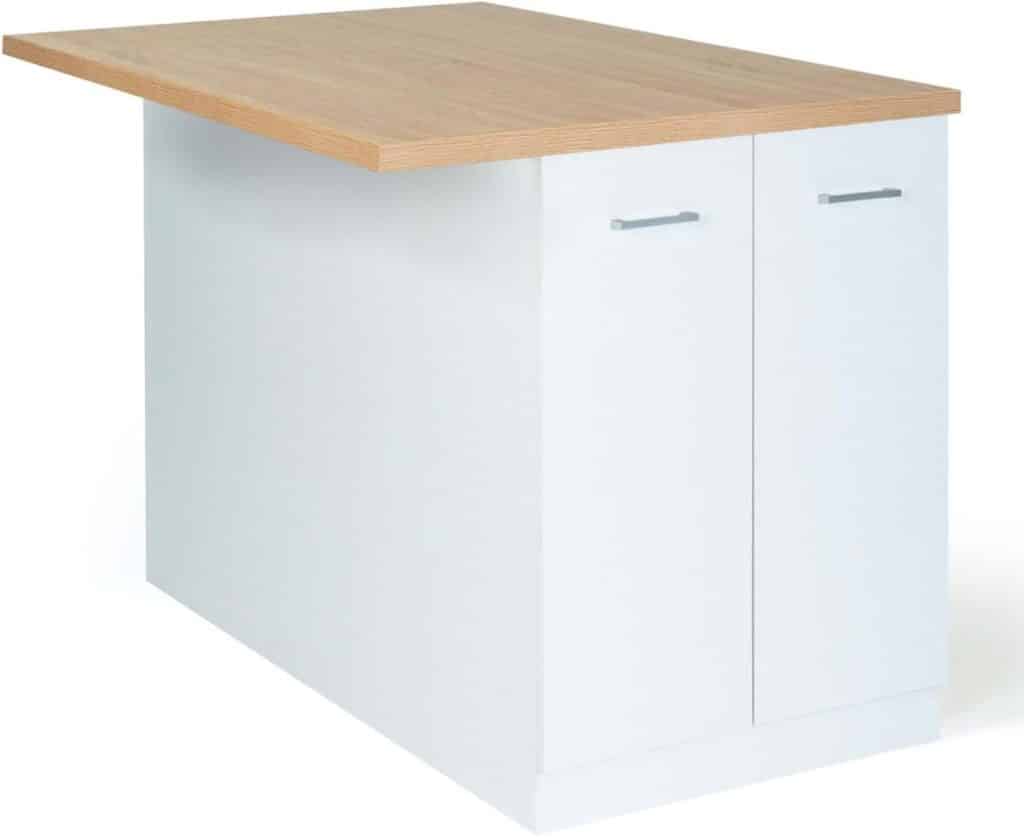 Test : ilot central IDMarket IVO 120 cm blanc