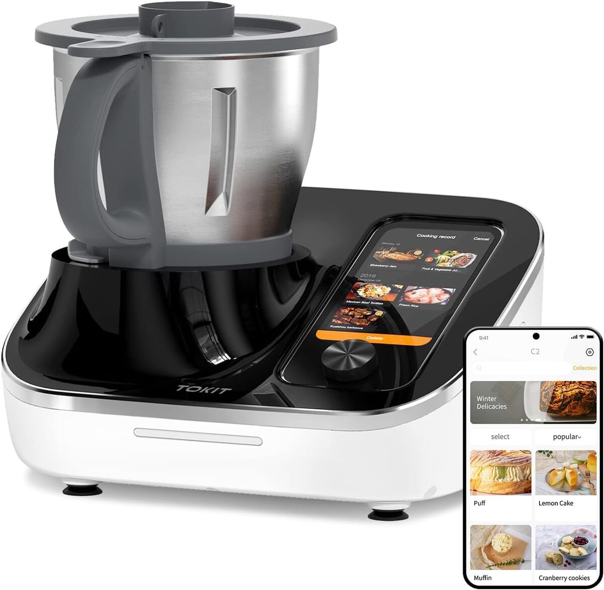 Test : tOKIT robot cuisine multifonction avec écran tactile 7 pouces