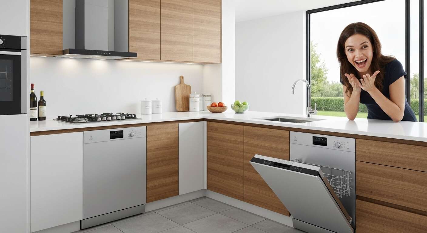 Diff&eacute;rents types de lave-vaisselle : encastrable ou pose libre