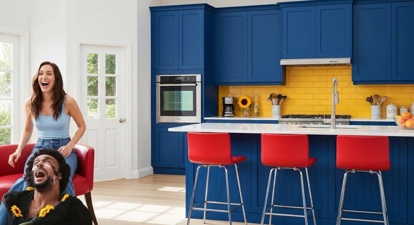 Meubles de cuisine : osez les teintes audacieuses