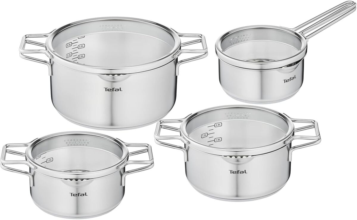 Test : batterie Tefal Nordica 8 pièces en inox