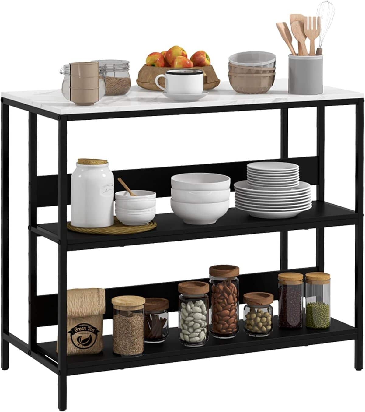 Test de la desserte îlot de cuisine HOMCOM : style moderne et pratique