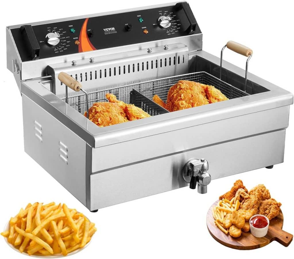 Test de la friteuse commerciale VEVOR 2250 W : grande capacité et performance