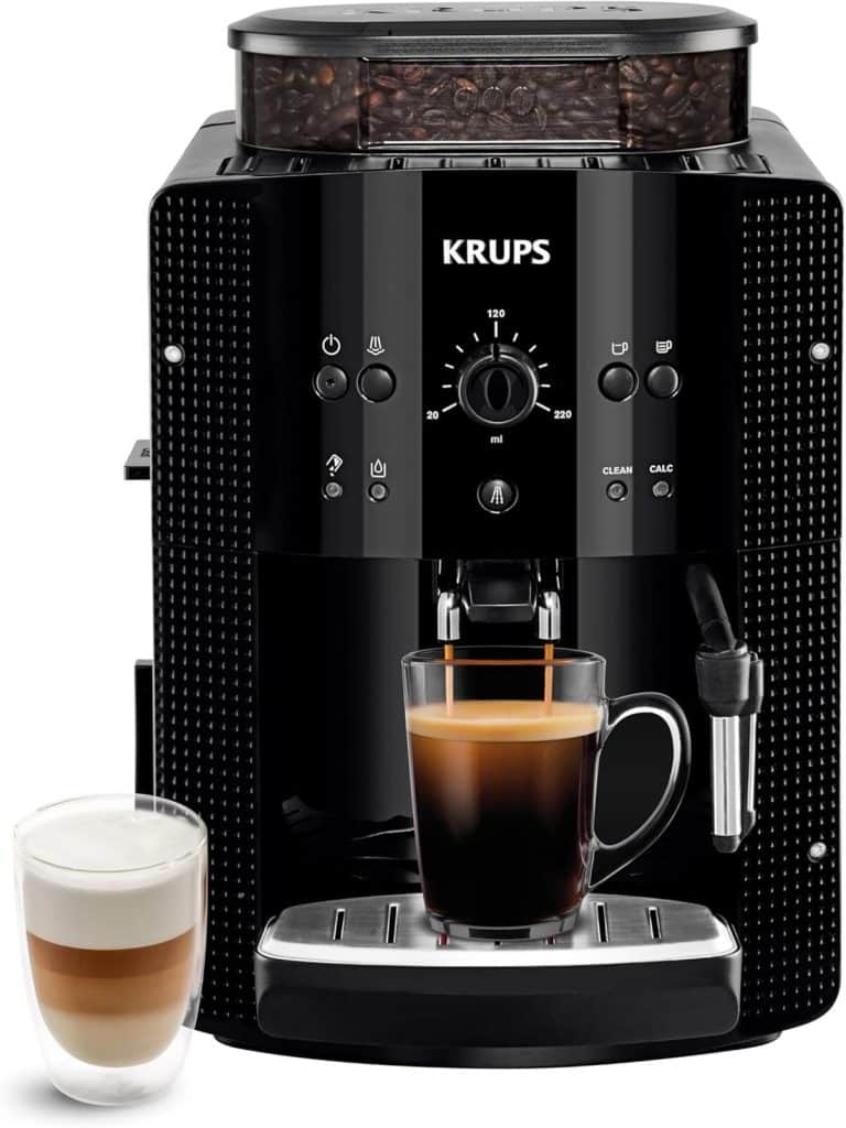 Test de la machine à café Krups Essential YY8125FD avec buse vapeur
