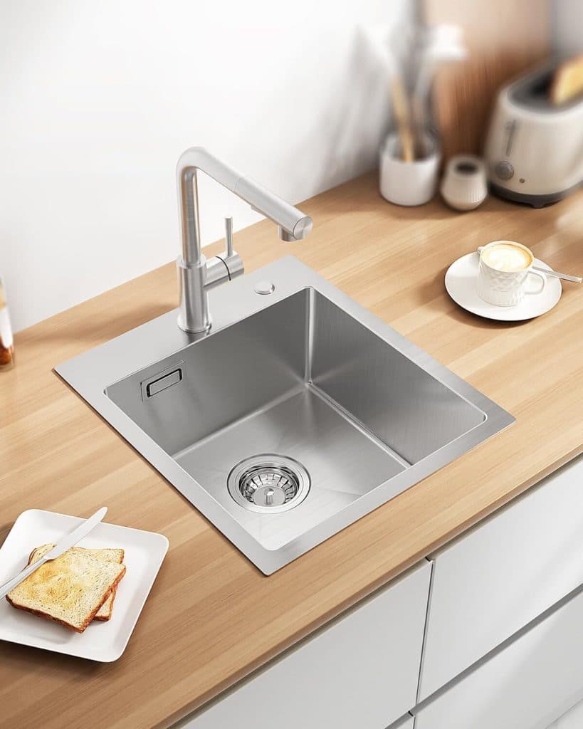 Test de l'évier inox Sofetiy 1 bac : compact et fonctionnel