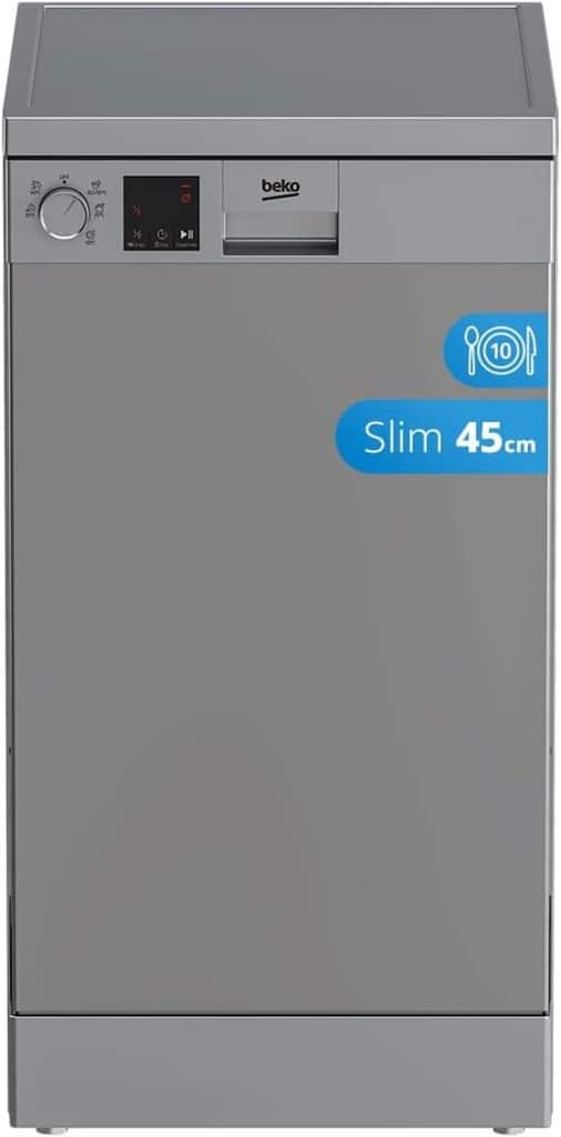 Test du lave-vaisselle Beko DVS05024S 10 couverts argent