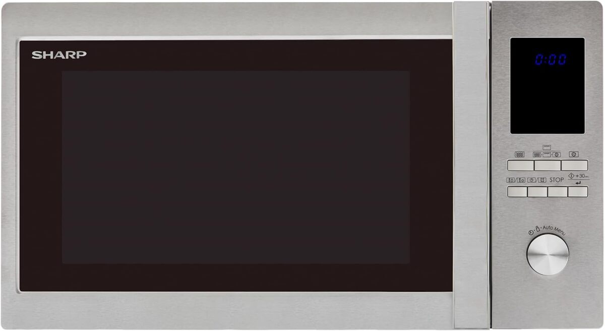 Test du micro-onde combiné Sharp R-982STWE : 42 L et 1000 W en acier inoxydable