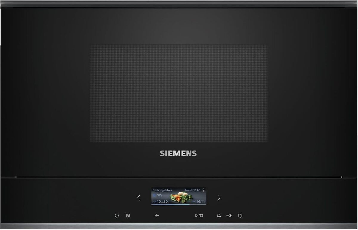 Test du micro-ondes encastrable Siemens iQ700 BF722R1B1