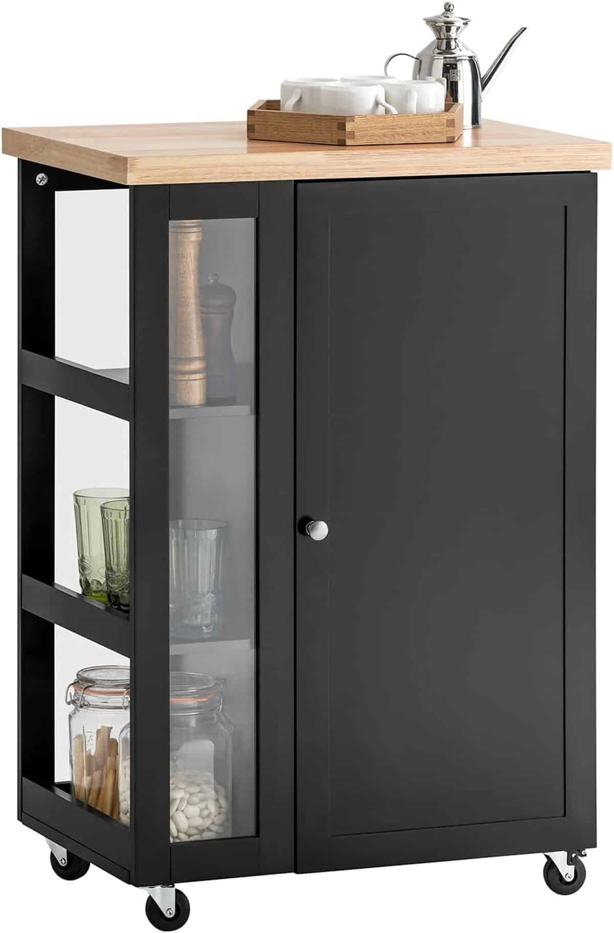 Test : chariot de service SoBuy FKW75-SCH, pratique et mobile pour votre cuisine