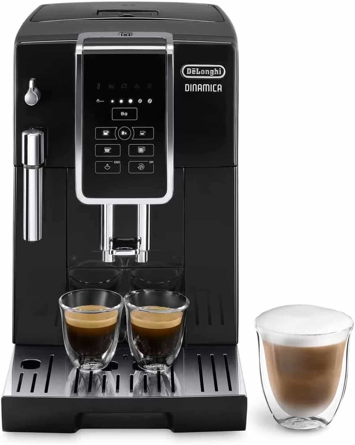 Test de la cafetière De'Longhi Dinamica ECAM350.15.B : expresso et cappuccino parfaits