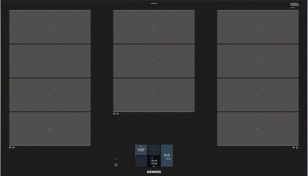 Test de la plaque à induction Siemens EX975KXW1E