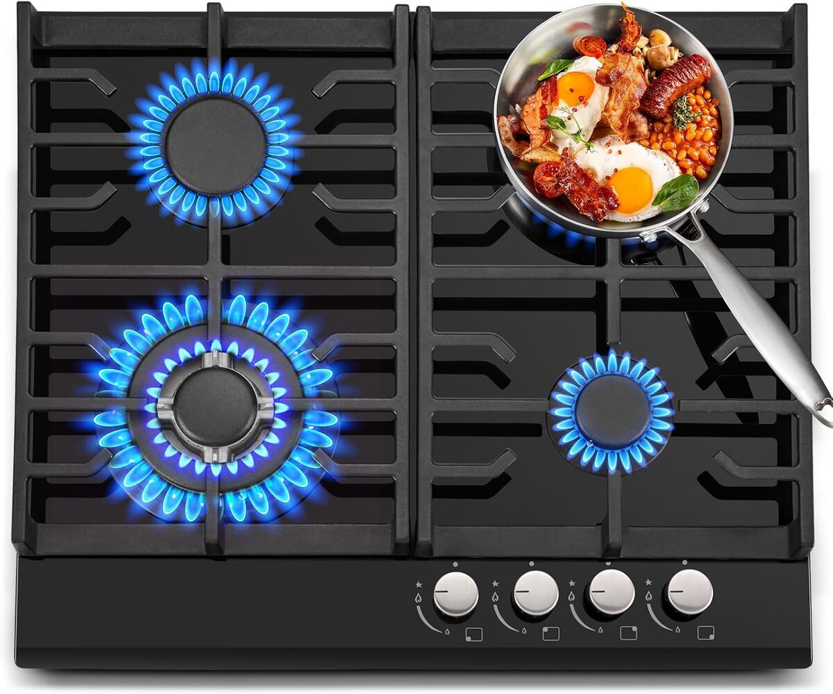 Test de la plaque de cuisson TopStrong 4 feux en verre trempé