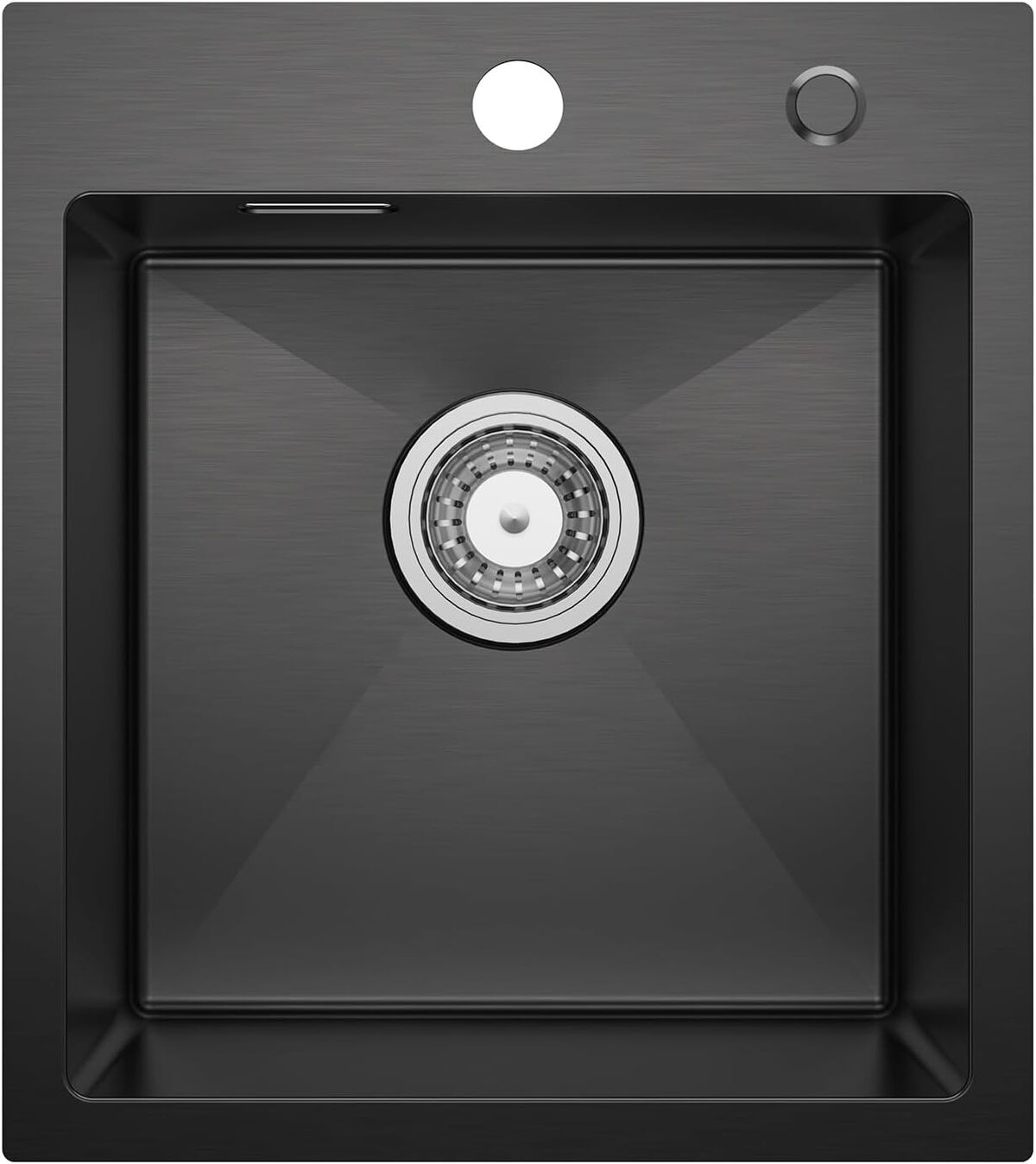 Test : évier de cuisine CECIPA noir anthracite 40 x 45 cm