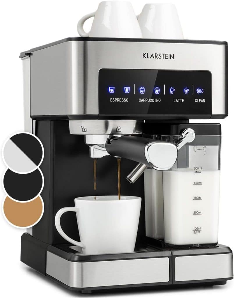 Test Klarstein petite cafetière 20 bars : qualité barista