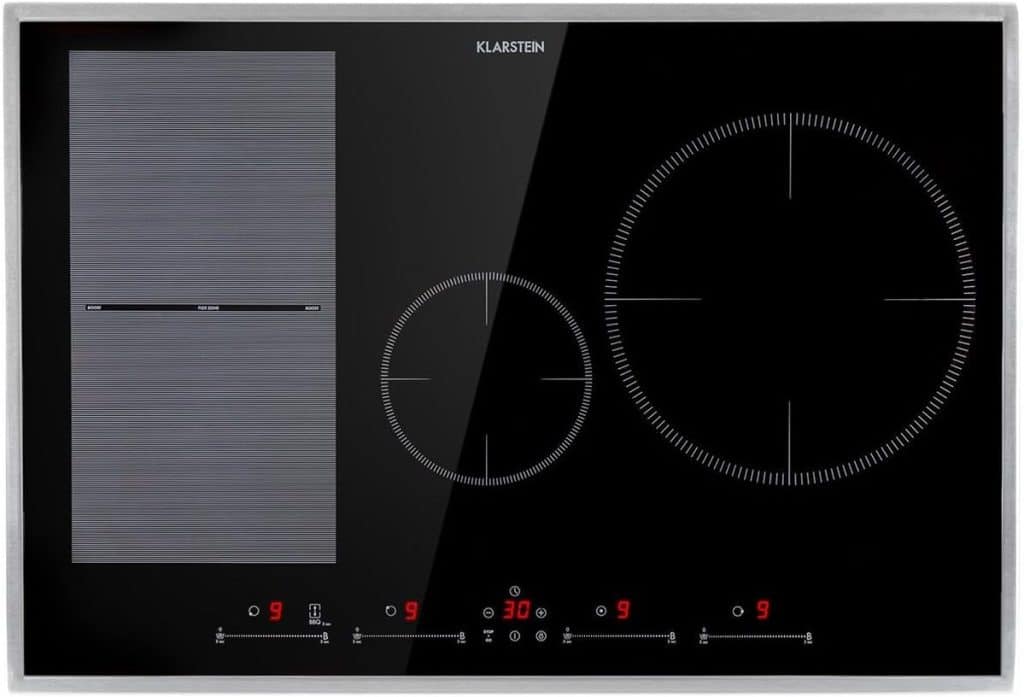 Test : klarstein plaque induction 7500W, 4 feux encastrables avec contrôle tactile