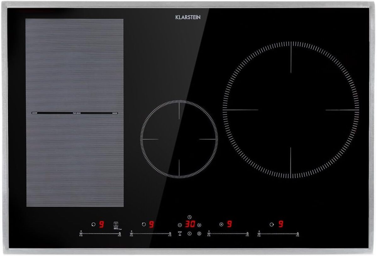Test : klarstein plaque induction 7500W, 4 feux encastrables avec contrôle tactile