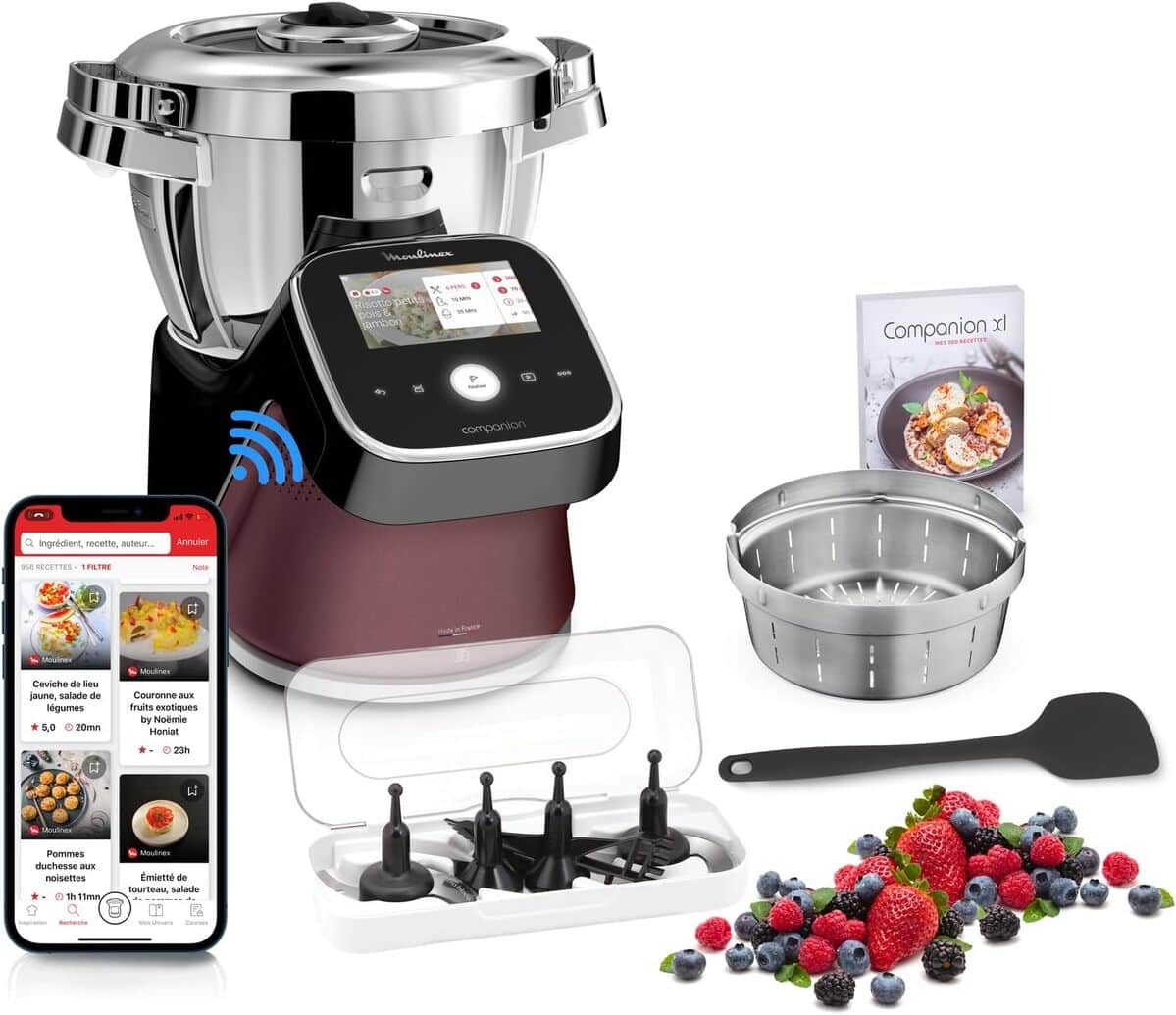 Test : moulinex I Companion Touch Pro HF93E610, robot cuiseur polyvalent