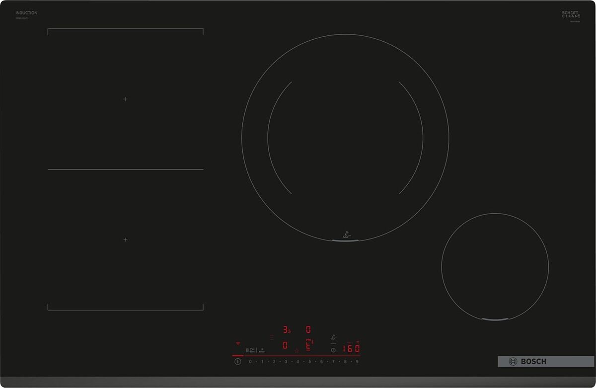 Test : plaque de cuisson Bosch PVS831HC1E, série 6, 80 cm