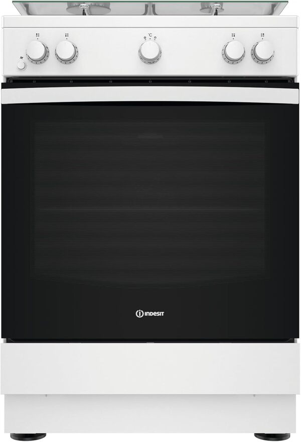 INDESIT Cuisiniere gaz IS67G1KMW/E [Classe énergétique A+]