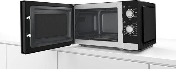 Bosch FFL020MS2 Série 2, Micro-ondes pose-libre - 44 x 26 cm - 20 L - 5 puissances - Inox