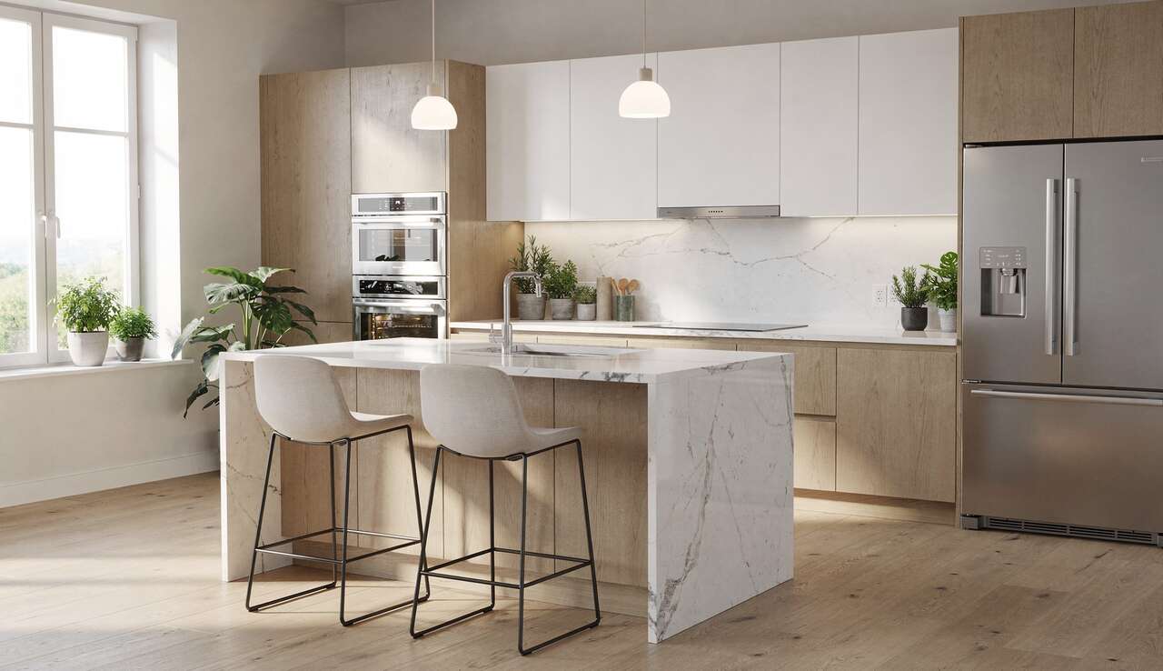 Aménager un îlot central pour optimiser sa cuisine
