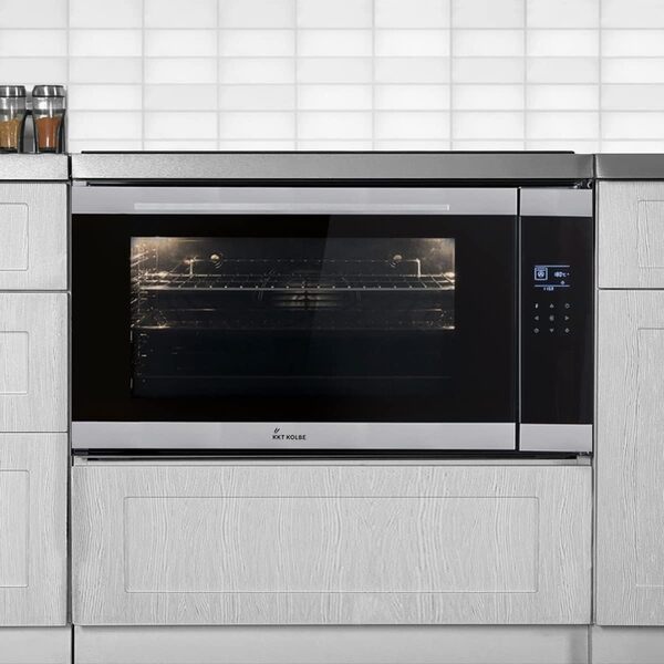 Four encastrable 90 cm | 96L | 3,4kW | Rôtisserie | Gril | Circulation de l'air | Air chaud | Tiroirs télescopiques | EB9105ED [Classe énergétique A]