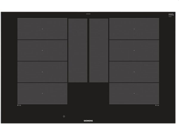 Siemens EX875KYW1E plaque Noir Intégré (placement) Plaque avec zone à induction 4 zone(s)
