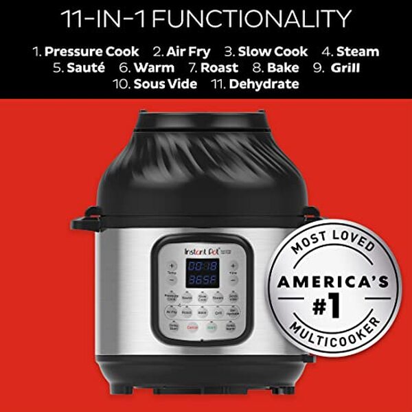 Découvrez comment l'Instant Pot Duo Crisp révolutionne votre façon de cuisiner avec ses 11 fonctions pratiques et innovantes. Parfait pour les amateurs de cuisine moderne  !