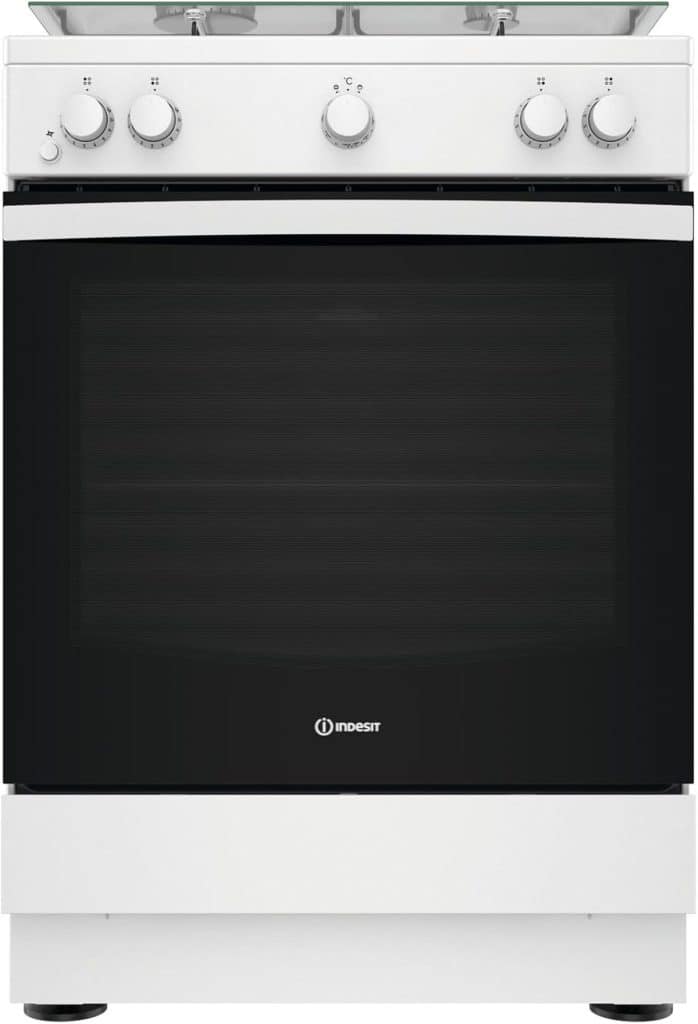 Test de la cuisinière à gaz Indesit IS67G1KMW/E