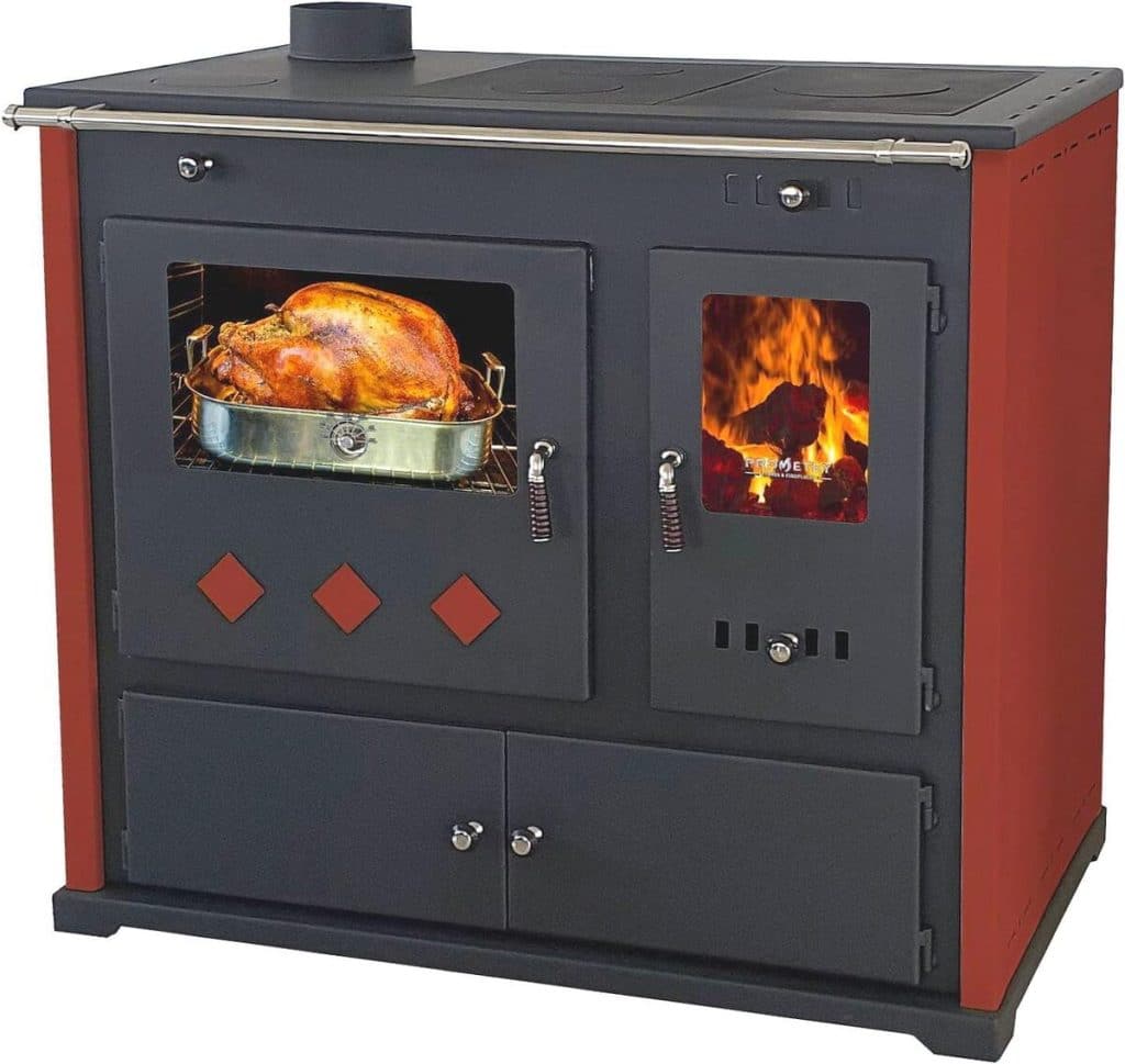 Test de la poêle à bois Pracktik Lux 9, 5 kW : cuisinez avec style