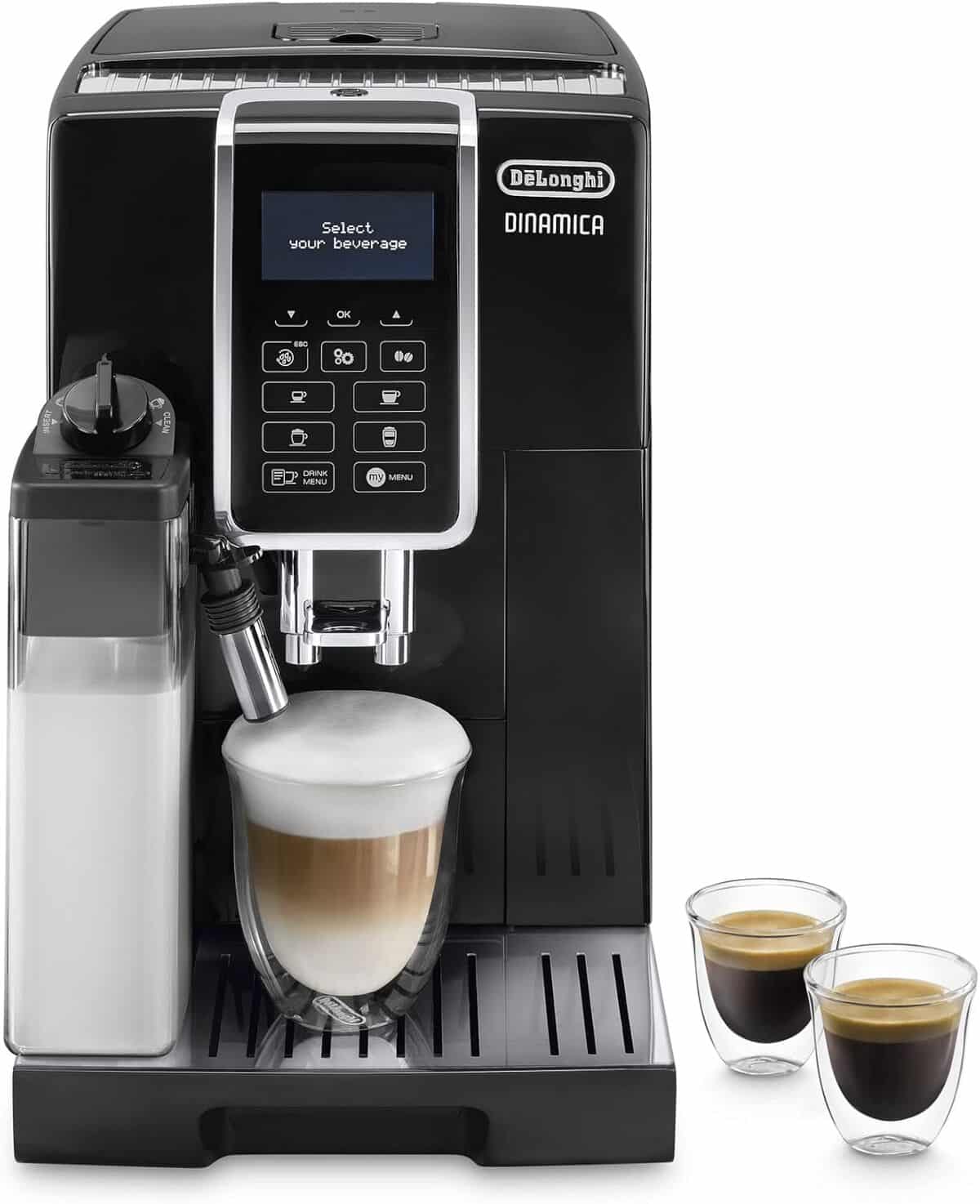Test De'Longhi Dinamica ECAM350.55.B : machine à café grain polyvalente