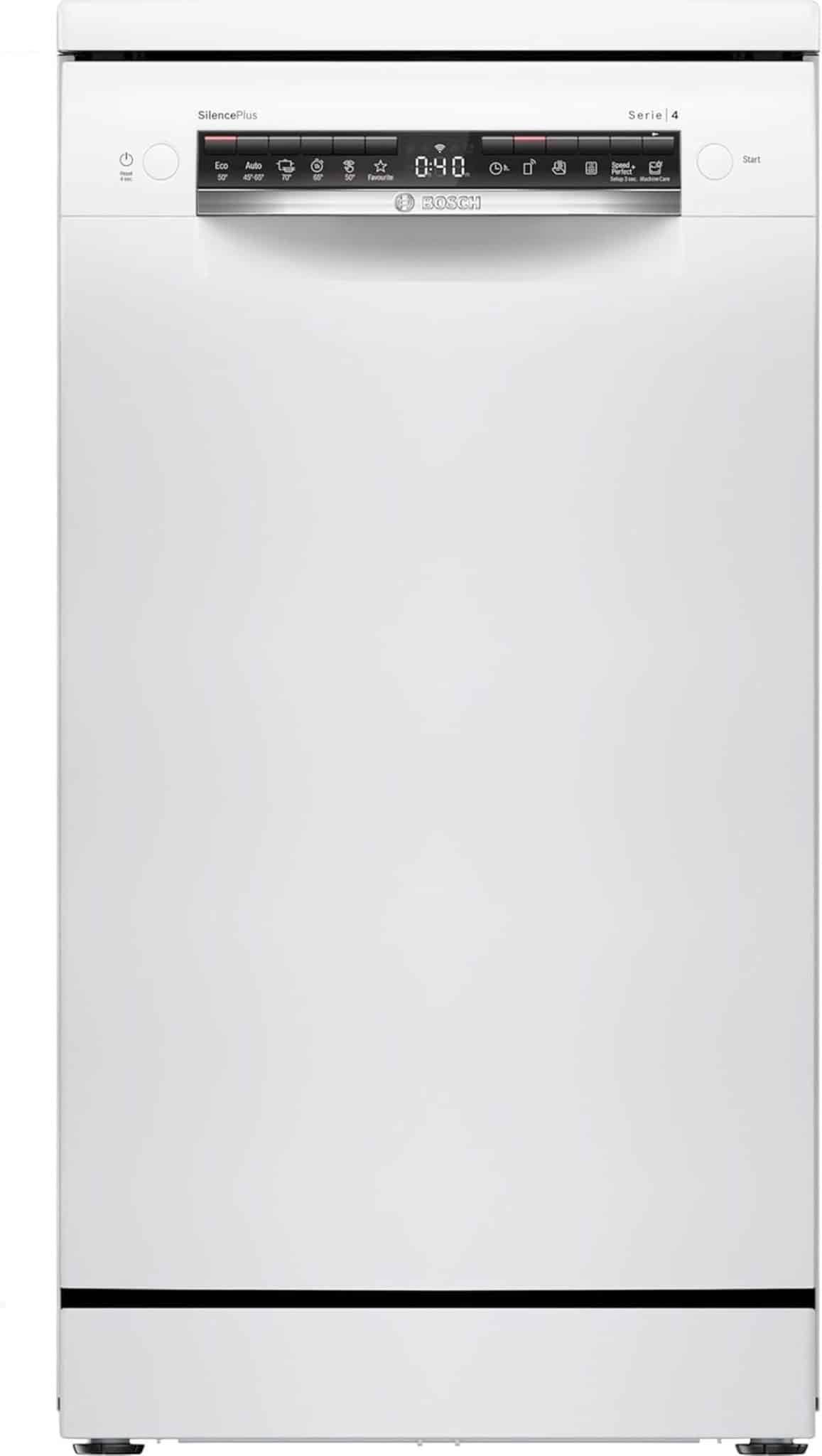 Test : lave-vaisselle Bosch SPS4EMW24E, efficacité en 45 cm