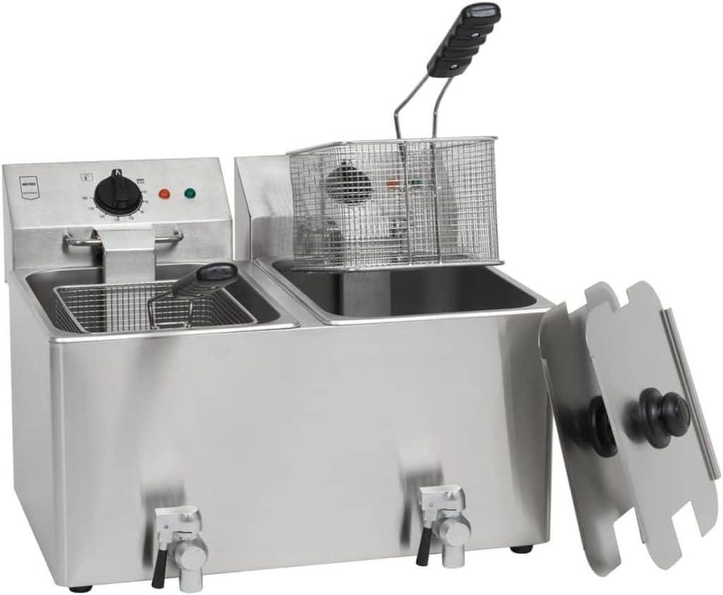 Test : mETRO Professional friteuse double GDF3028, 2 x 8 L inoxydable