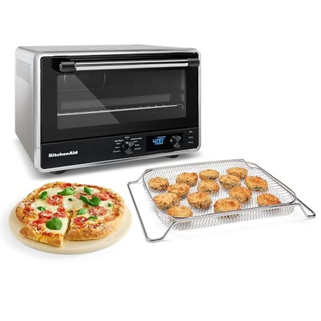Test du four de comptoir numérique KitchenAid KCO128CU : friture à air et cuisson pizza