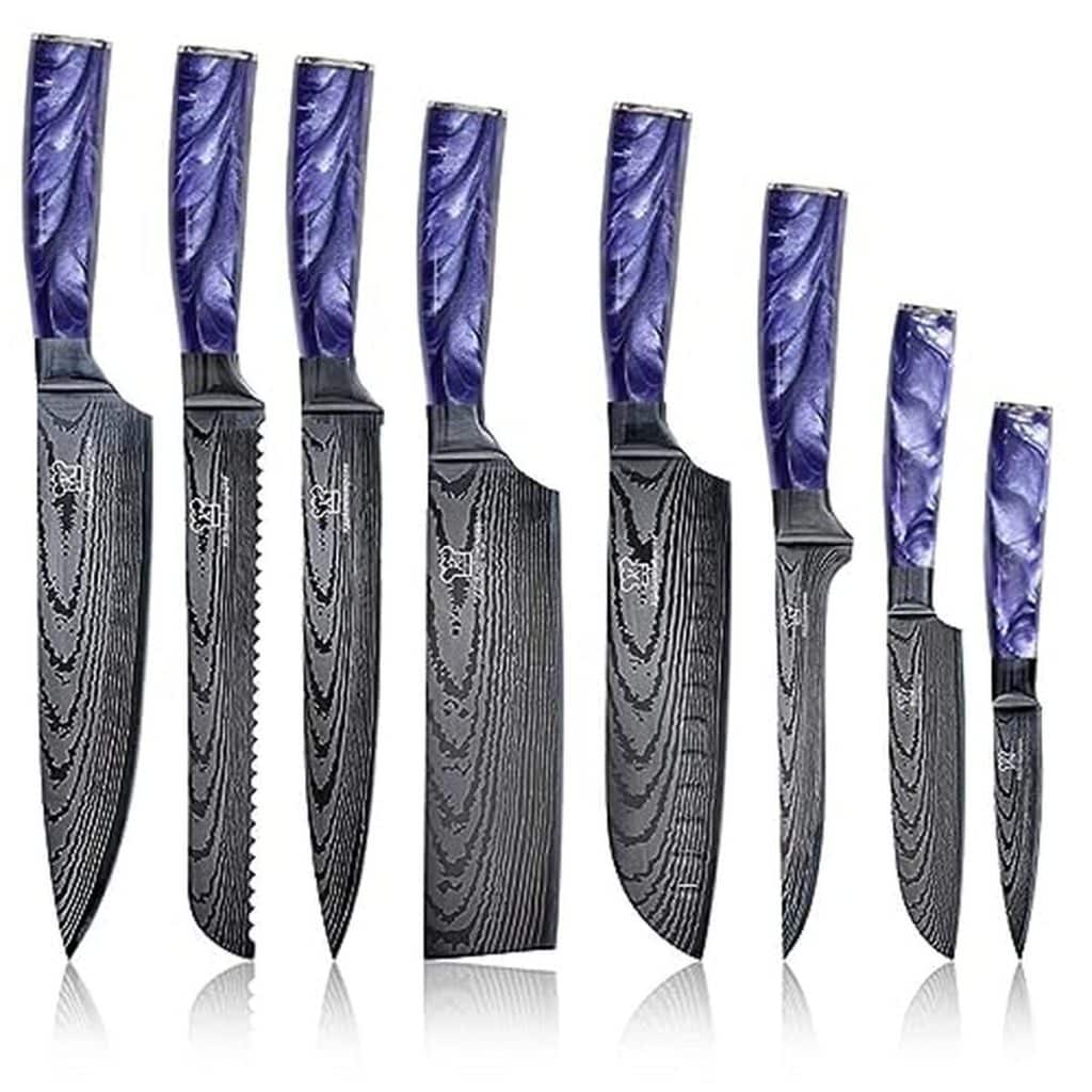 Test : ensemble de couteaux Küchenkompane Pinku en acier inoxydable