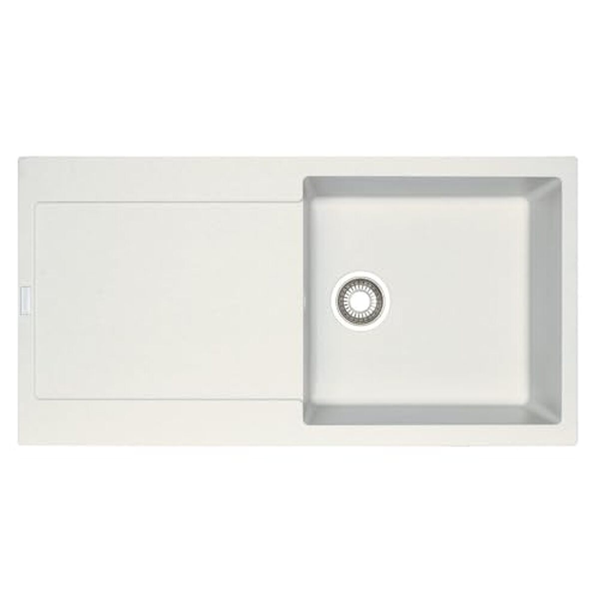 Test : évier Franke MRG 611-97 Fragranite, 1 bac blanc