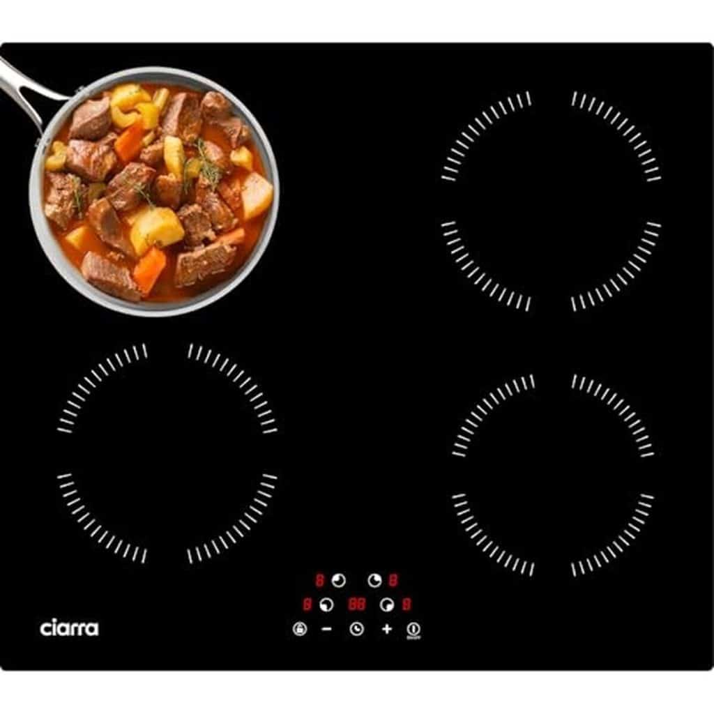 Test : plaque de cuisson Ciarra CABBIH4-A 6000W