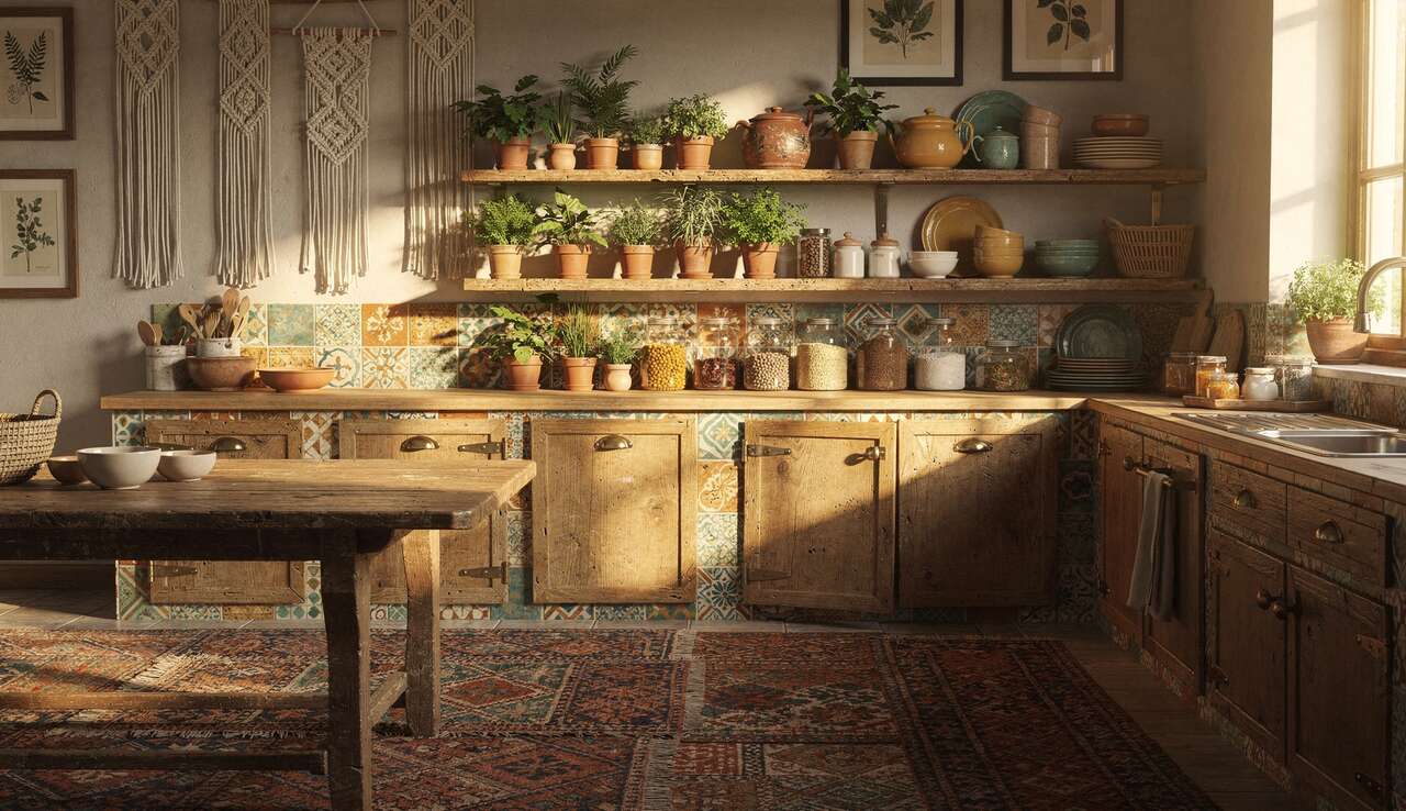 Indispensables pour une Décoration Bohème en Cuisine