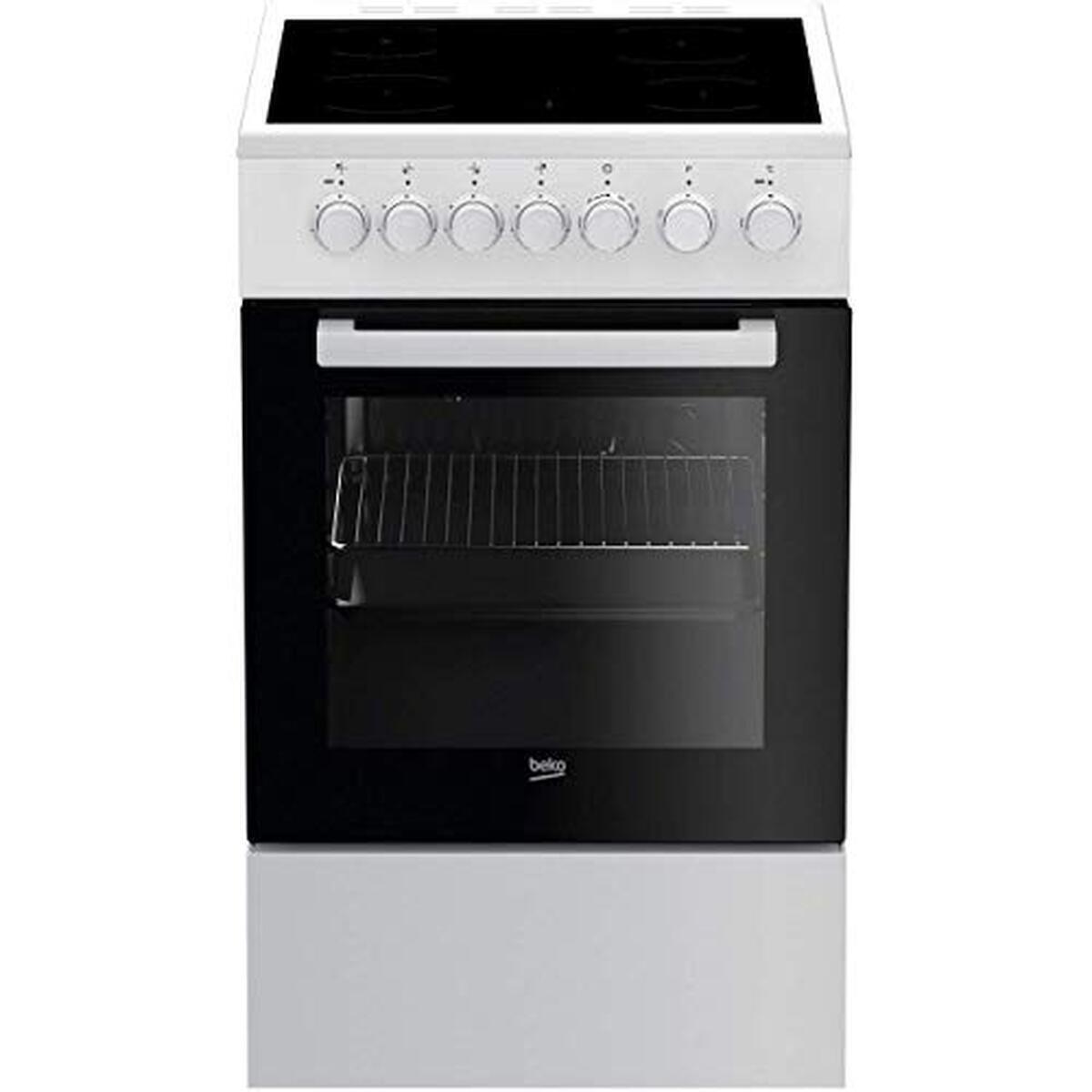 Test cuisinière vitrocéramique Beko FSS 57100 GW