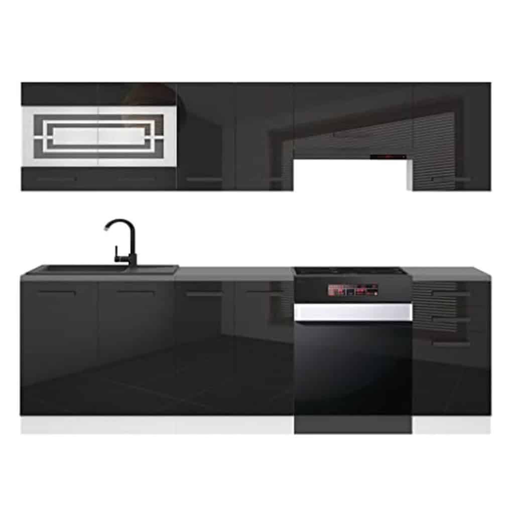 Test de la cuisine complète Belini Lily : élégance noir brillant