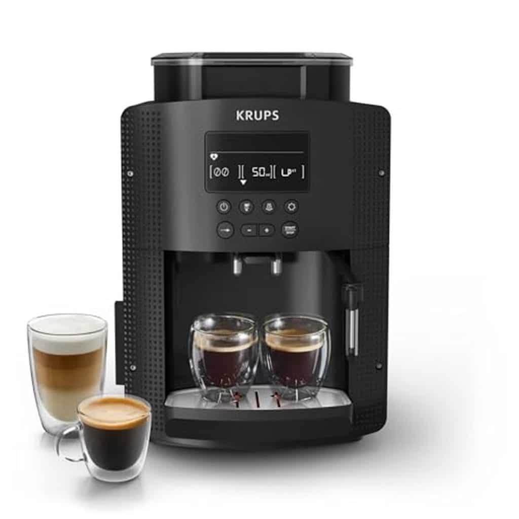 Test de la Krups essential YY8135FD : machine à café avec buse vapeur pour cappuccino